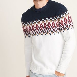 Old Navy Men’s Fair Isle Sweater